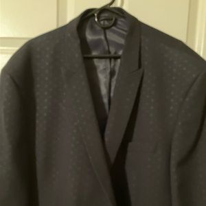Dark navy blue blazer sportcoat 56Long